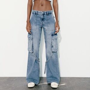 Mid rise TRF Cargo Jeans